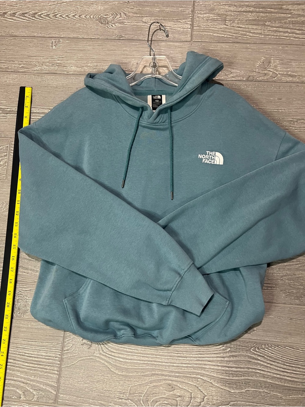 The North Face Men's Teal Crewneck Hoodie